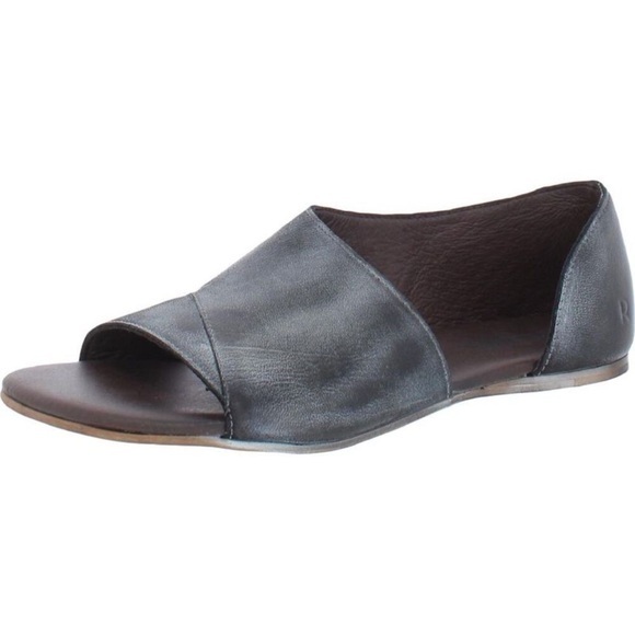 Roan by Bed Stu Womens Irie Leather Slip On Flat Sandals Sandals - Picture 1 of 12